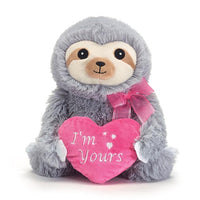 I'm Yours Valentine Sloth Plush