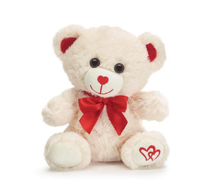 Plush Bear with Heart Shape Nose
