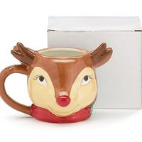 Red Nose Reindeer Mug