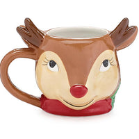 Red Nose Reindeer Mug