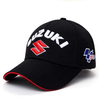Embroidered Motorcycle Racing Hat
