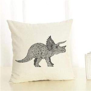 Dinosaur Print Throw Pillow Covers