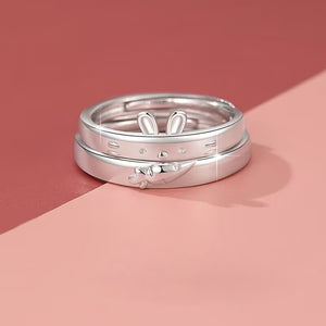 Rabbit And Carrot Ring For Men And Women