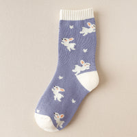 Cotton Terry Thickened Warm Japanese Cute Stockings
