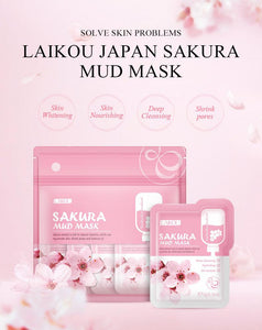 LAIKOU Japon Sakura Mini Coffret Facial (5 Pièces)