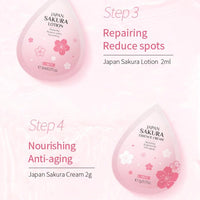 LAIKOU Japón Sakura Mini Set Facial (5 Piezas)