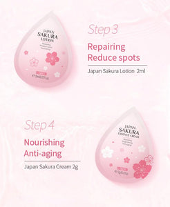 LAIKOU Japon Sakura Mini Coffret Facial (5 Pièces)