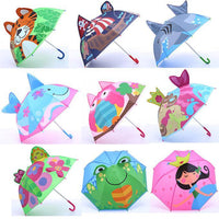 Paraguas infantil de dibujos animados en 3D
