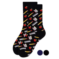School Supplies Novelty Socks
