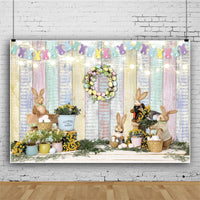 Matériel Photo de fête de lapin de pâques, tissu de fond pour Photo, accessoires de Studio
