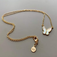 Mother of Pearl Butterfly Necklace
