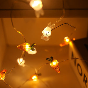 Lámpara decorativa de alambre de cobre para dormitorio