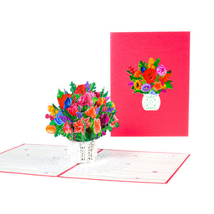 Cartes de fête des mères, cadeaux créatifs, carte de vœux 3D, tridimensionnelle, papier fait à la main, fleurs de roses sculptées
