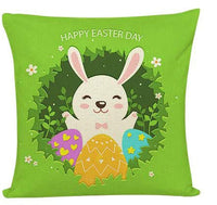 Easter Linen Throw Pillowcases
