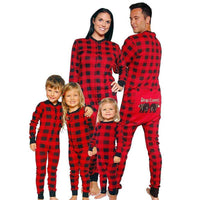 Buffalo Plaid One-piece Family Matching Pajamas
