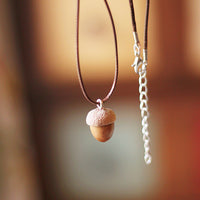 Bosque japonés creativo hecho a mano INS Vintage collar joyería