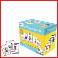 Juegos de cartas flash de fonética y palabras visuales
