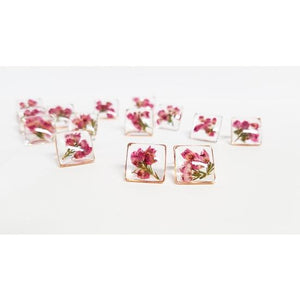 Handmade Pressed Flower & Resin Earrings