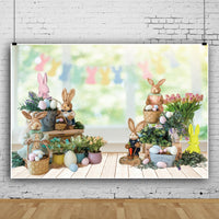 Material fotográfico para fiesta de conejito de Pascua, tela de fondo para fotografía, accesorios de estudio
