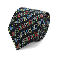 Music Notes Novelty Tie