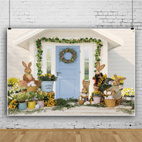 Easter Bunny Party Photo Material Photo Background Cloth Studio Props