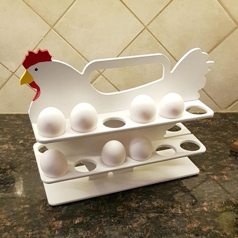 Soporte para huevos de gallina