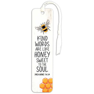 Marcapáginas con borlas de palabras amables como miel (paquete de 12)
