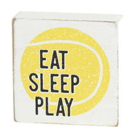 Letrero de caja de deportes Eat Sleep Play
