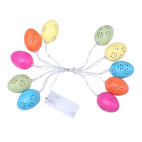 Chaîne de lampe colorée LED décorative, œufs creux