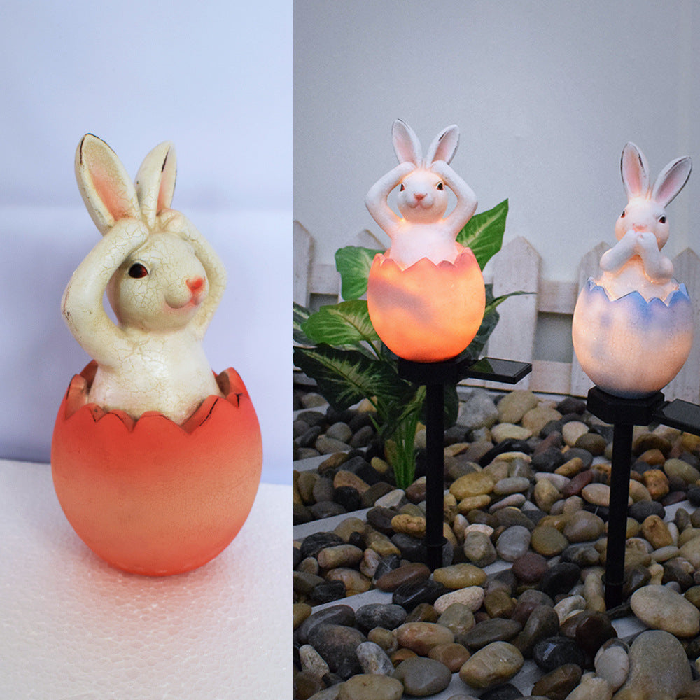 Outdoor Garden Solar Rabbit Ground Plug | Only Inspired Gifts Boutique
