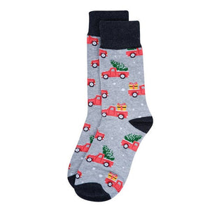 Calcetines novedosos Holiday Truck (hombres)