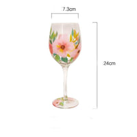 Hand-painted Holiday Wine Glasses
