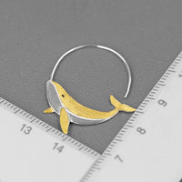 Simple Natural Artistic Conception Kunpeng Whale Earrings