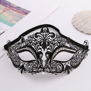 Metal Lace Cat Eye Masquerade Masks