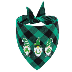 Bandanas écharpe pour animaux de compagnie de la Saint-Patrick