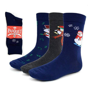 Christmas Crew Socks (Mens) - 3 Pack