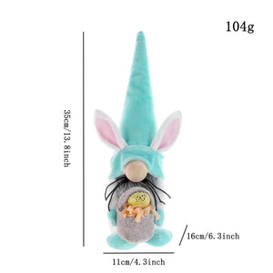 Easter Bunny Gnome Figures