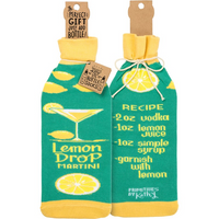 Receta de gota de limón: calcetín de botella
