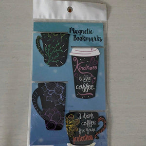 Surtido de marcapáginas magnéticos para tazas de café (4 piezas)