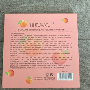Peach Bellini 6-Color Makeup Palette