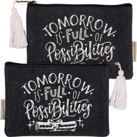 Tomorrow Is Full Of Possibilities - Zipper Pouch
