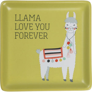 Lama t'aime pour toujours - Plateau à bijoux