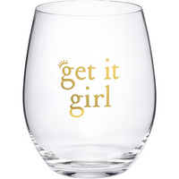 Get It Girl - Verre à vin sans pied