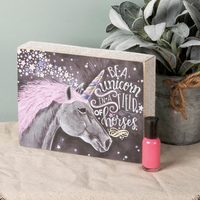Be A Unicorn In A Field Of Horses - Chalk Sign
