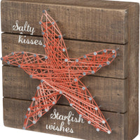Cartel de caja Starfish - String Art