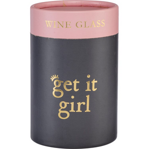 Get It Girl - Stemless Wine Glass