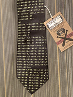 C64 Necktie. Retro Commodore Basic Computer Code Tie

