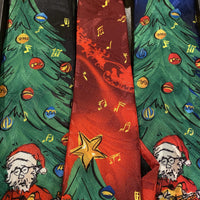 Corbatas novedosas navideñas