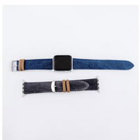 Bracelets de montre intelligente en jean