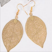 Leaf Drop Earrings
